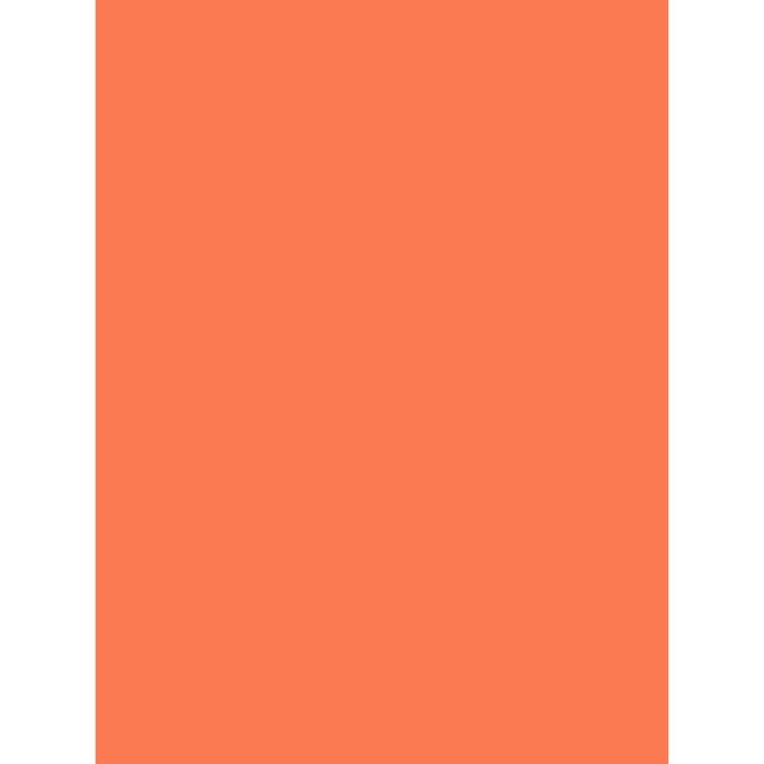 Самоклеящаяся пленка "Colour decor" 2025, ярко-оранжевая 0,45х8 м