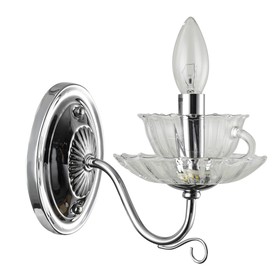 

Бра Selena 1x60Вт E14+LED хром