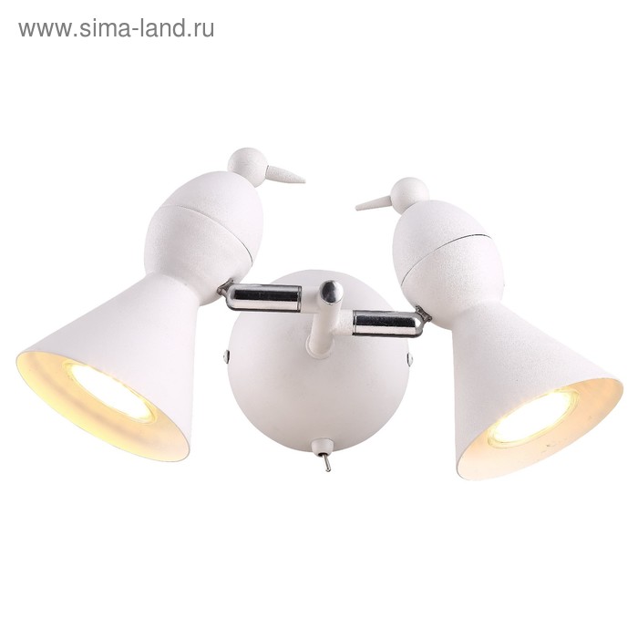 фото Бра picchio 2x50вт gu10 белый arte lamp