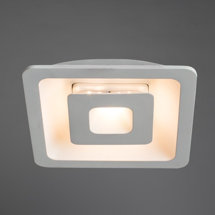 фото Светильник встраиваемый светодиодный canopo, 3вт, led, d=12мм, цвет белый arte lamp