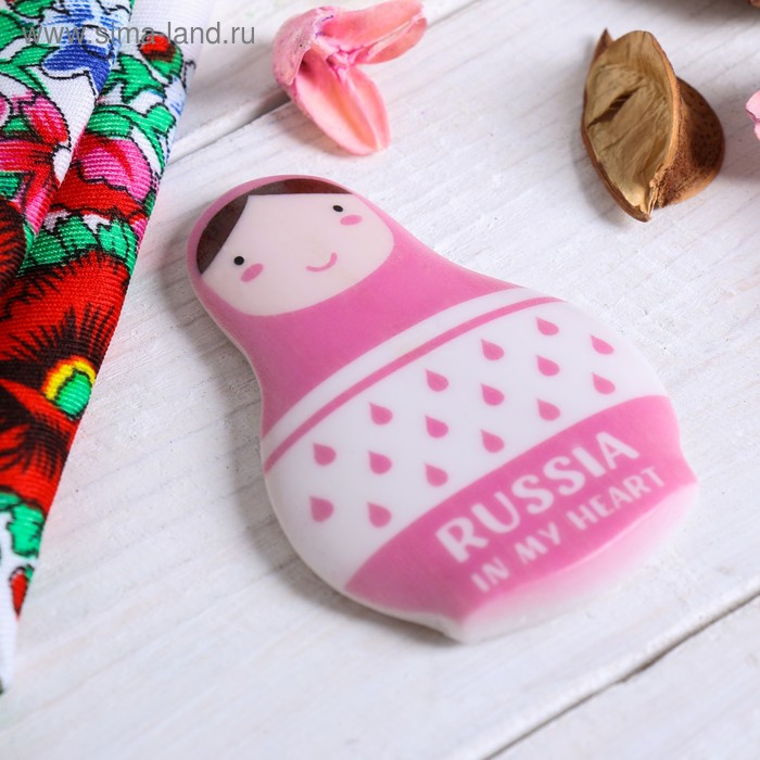 

Магнит «Розовая матрёшка»