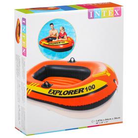 

Лодка Explorer 100, 1 местная, 147 х 84 х 36 см, от 6 лет, до 55 кг, 58329NP INTEX