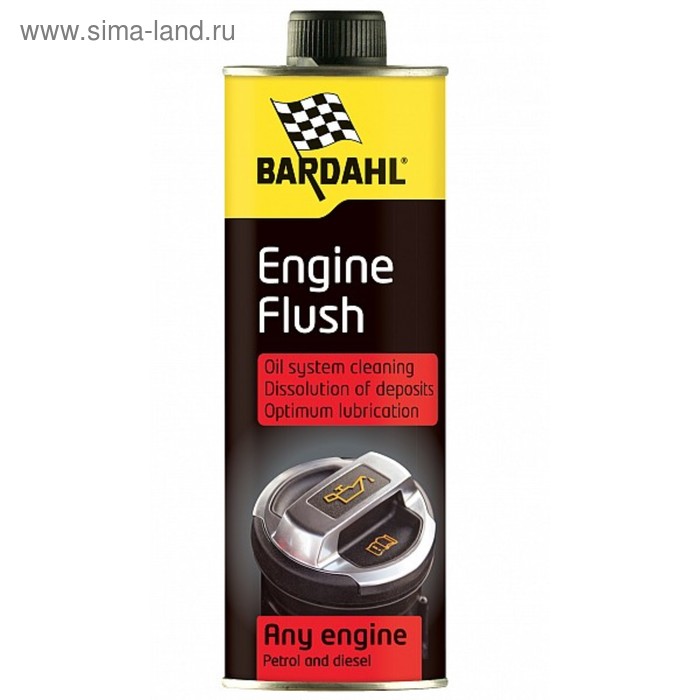 Промывка двигателя 15 мин Bardahl ENGINE FLUSH, 300 мл промывка двигателя kerry 270 мл 5 мин
