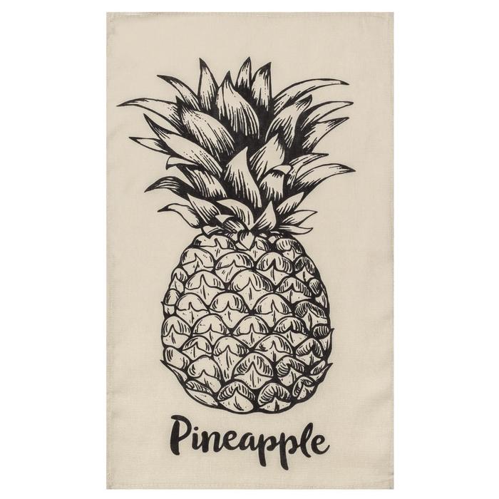 фото Полотенце кухонное доляна pineapple 35х60 см, 100% хлопок, 160г/м2