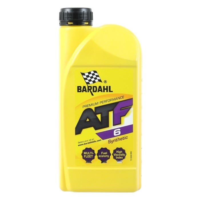 Масло трансмиссионное Bardahl ATF VI, 1 л масло трансмиссионное bardahl atf multi 7 gear синт 5 л