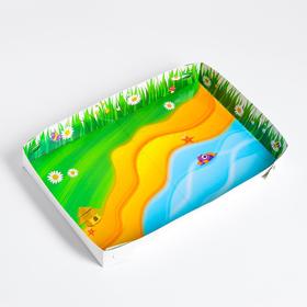 Тактильная коробочка «Создай свой зоопарк», с растущими игрушками от Сима-ленд