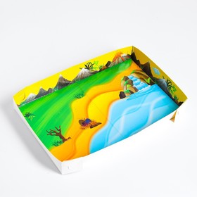 Тактильная коробочка «Создай свой динопарк», с растущими игрушками от Сима-ленд