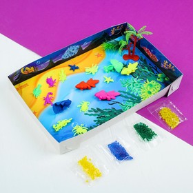 Тактильная коробочка «Создай свой океанариум», с растущими игрушками от Сима-ленд