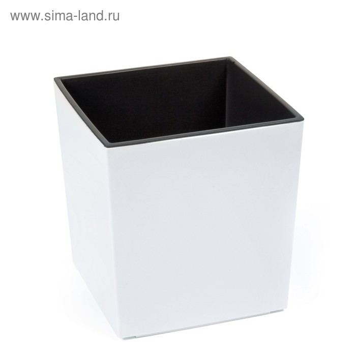 Пластиковый горшок с вкладкой Юкка цвет белый 1932₽