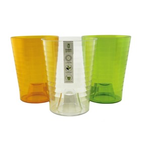 

Горшок для орхидей «Тиса», цвет янтарь-прозрачный