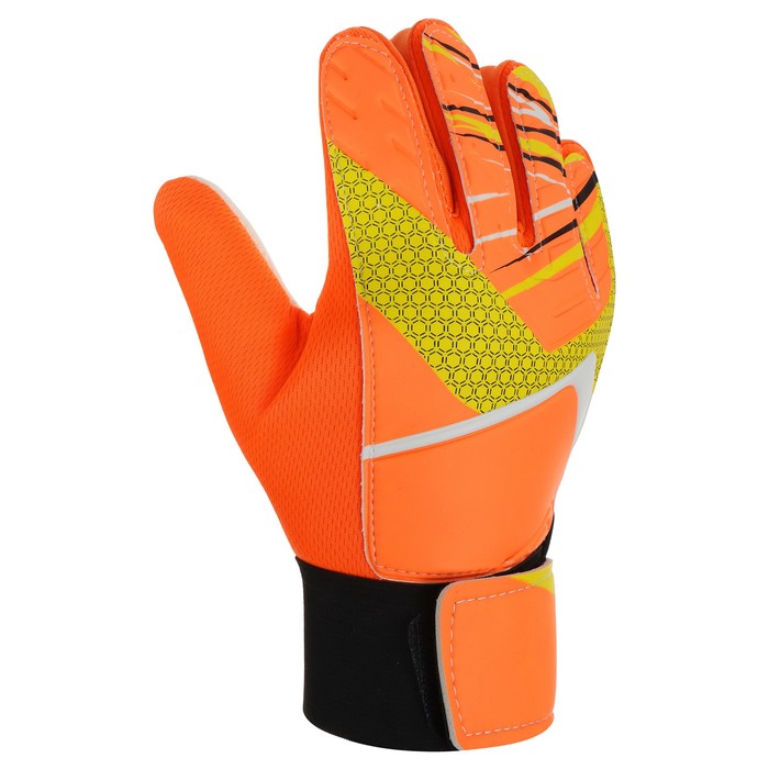 Перчатки вратарские ONLYTOP, р. 9, цвет оранжевый перчатки вратарские adidas tiro gl pro gi6380 р р 8 белый
