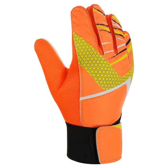 Перчатки вратарские ONLYTOP, р. 8, цвет оранжевый перчатки вратарские alphakeepers expert rf comfort 9 163101 р р 6 белый