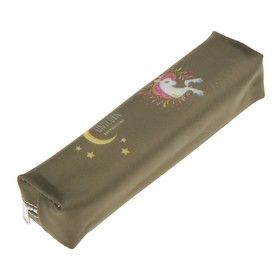 

Пенал школьный «Единорог», силикон, на молнии, МИКС