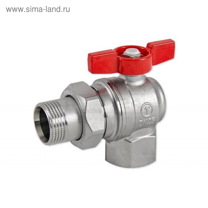 

Кран шаровой Giacomini R789, 3/4", с американкой, угловой
