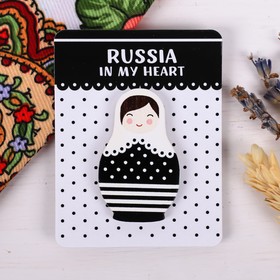 

Значок «Матрёшка. Горошек»