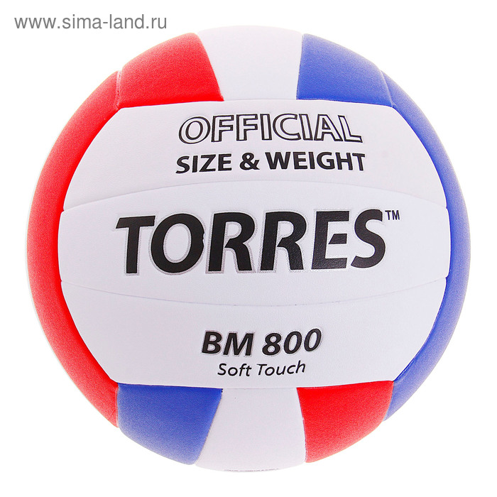 фото Мяч волейбольный torres bm800, v30025, размер 5, pu, клееный