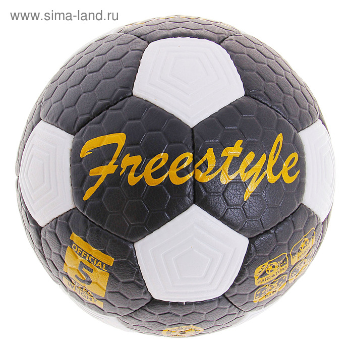 фото Мяч футбольный torres free style, f30135, размер 5, 32 панели, pu, ручная сшивка