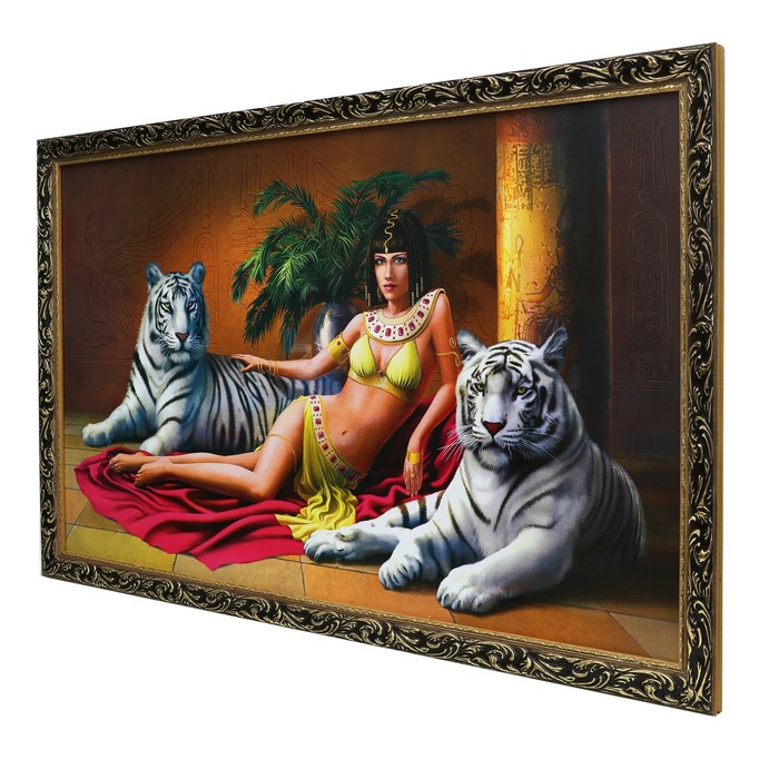 Картина "Клеопатра с альбиносами" 67х107 см