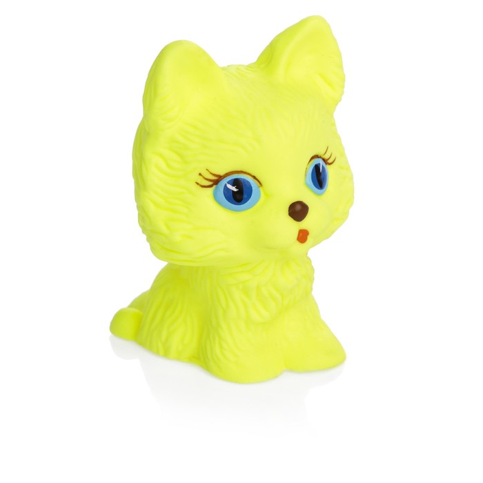 Резиновая игрушка "Котенок", МИКС