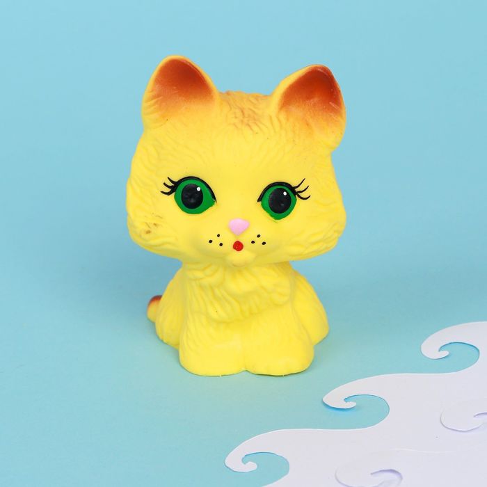 Резиновая игрушка "Котенок", МИКС