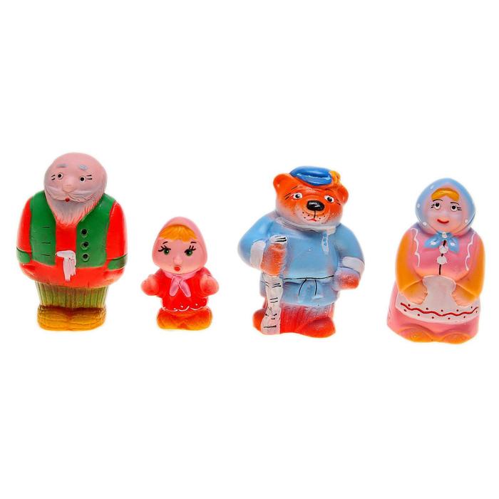 Набор резиновых игрушек "Машенька и Медведь"