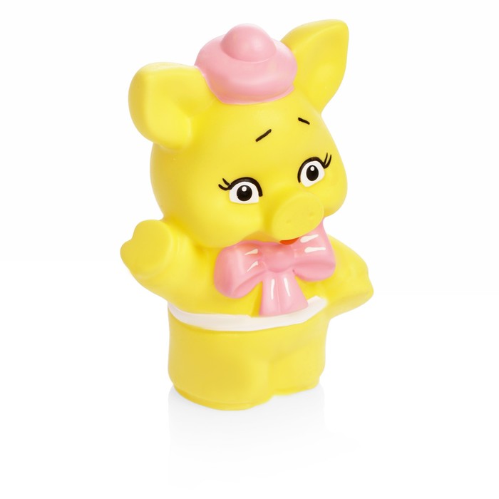 Резиновая игрушка "Поросёнок Ниф-ниф", МИКС