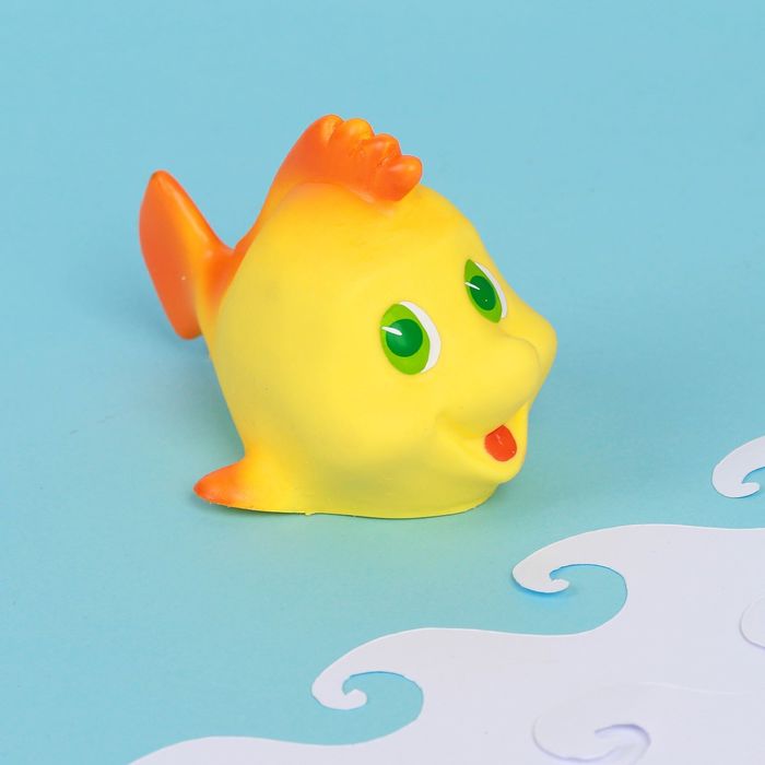 Резиновая игрушка "Рыбка морская", МИКС