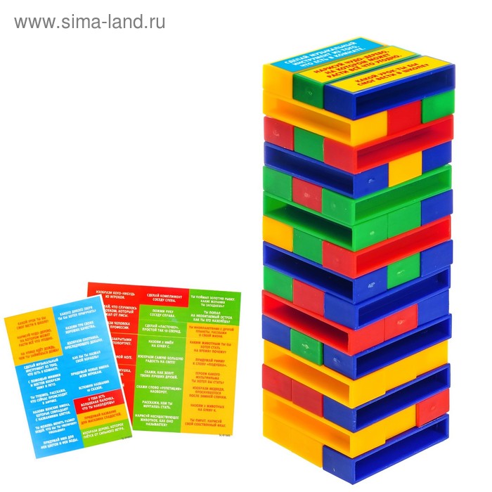 

Настольная игра «Падающая башня, Фантазёры», в пакете