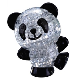 Пазлы 3D «Панда», 53 детали, световой эффект, в пакете