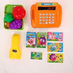 

Игрушка развивающая СМЕШАРИКИ "Касса" с продуктовой корзиной