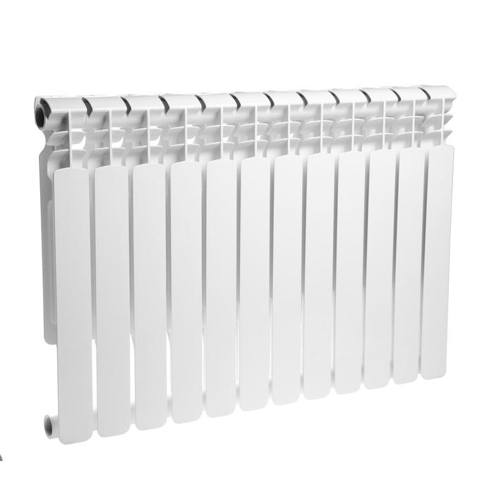 Радиатор биметаллический Oasis, 500 х 70 мм, 12 секций биметаллический радиатор sira rs 500 12 секций