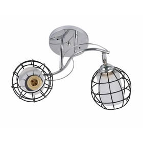 

Люстра Pasi 2x60Вт Е27 хром, чёрный