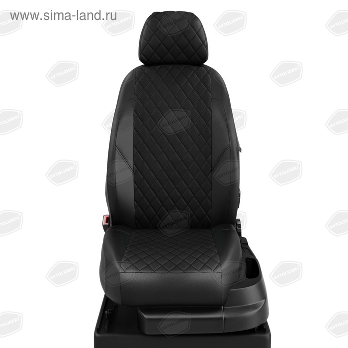 

Авточехлы для Daewoo Matiz 1-2 с 2000-2009 г., хэтчбек, перфорация, экокожа, цвет чёрный