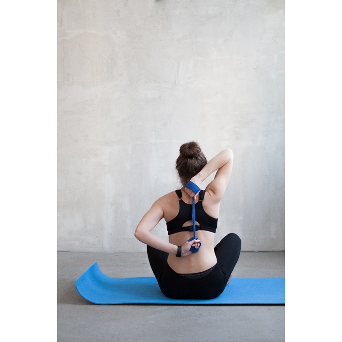 Ремень для йоги 180х4 см, цвета МИКС