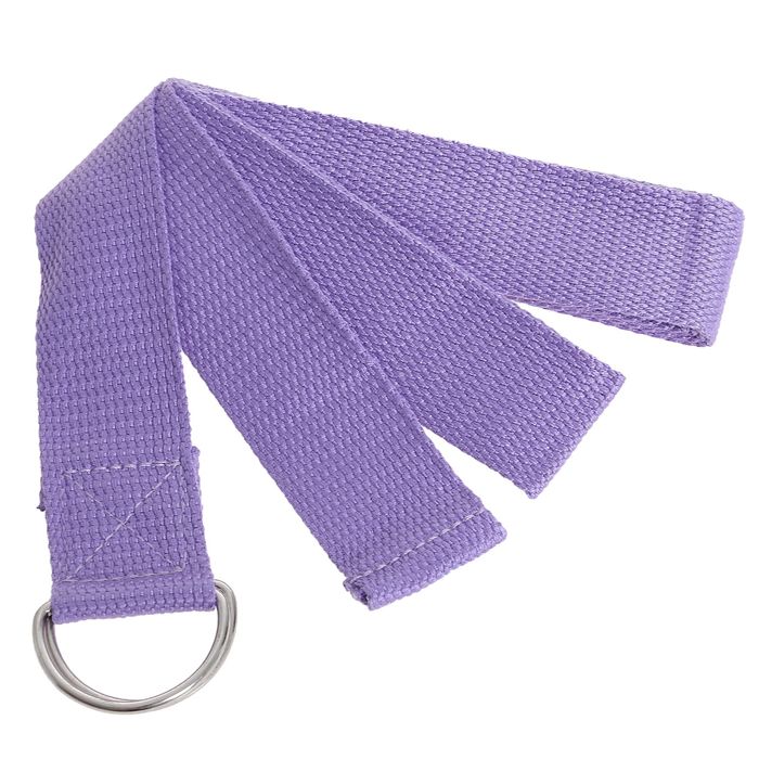 Ремень для йоги 180х4 см, цвета МИКС