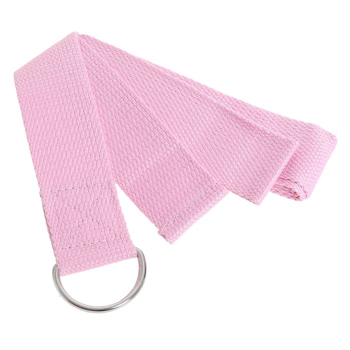 Ремень для йоги 180х4 см, цвета МИКС