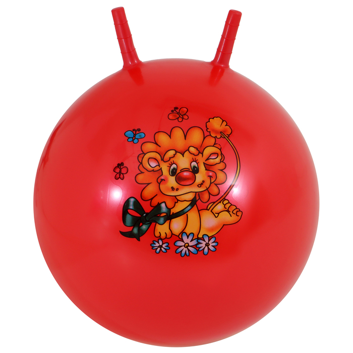 фото Мяч прыгун с рожками «сказочные истории», d=55 см, 420 г, микс zabiaka