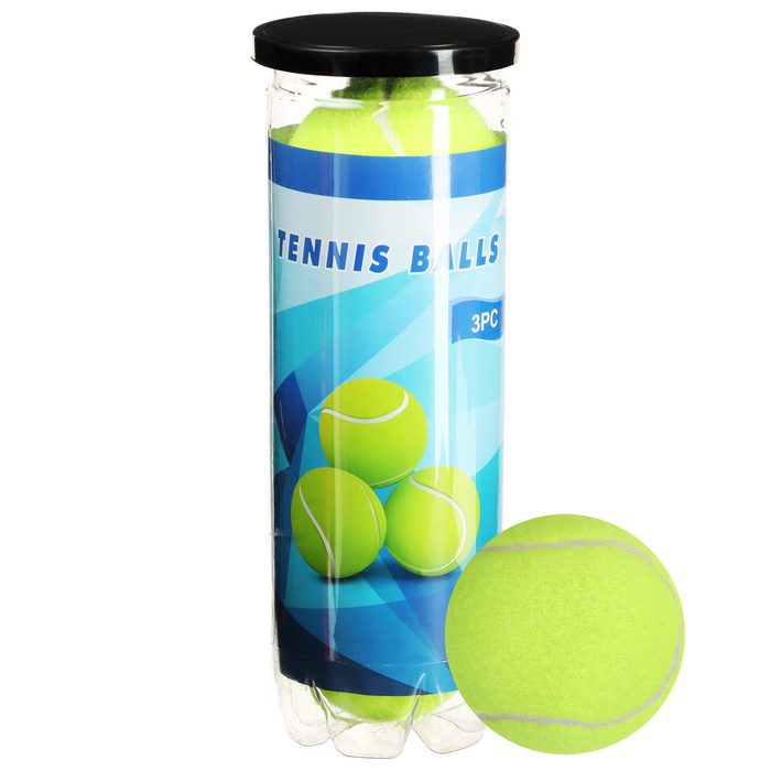 Набор мячей для большого тенниса «Тренер», 3 шт. набор мячей настольного тенниса guanxi 3 шт 3 звезды