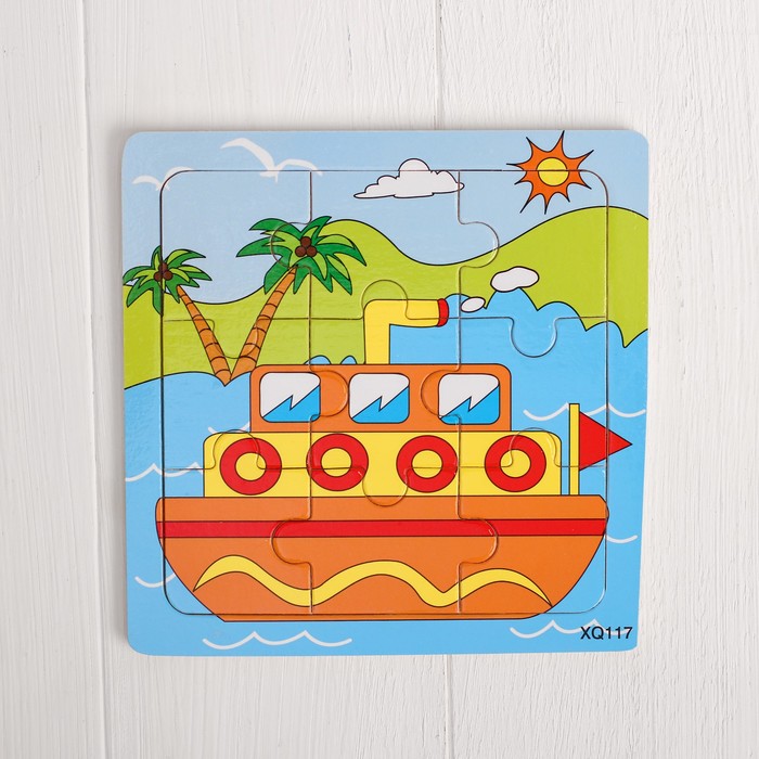 Пазл "Кораблик", 9 элементов