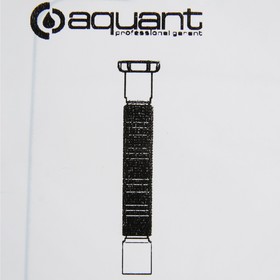Труба гофрированная Aquant, 1 1/4" х 50 мм, без выпуска от Сима-ленд