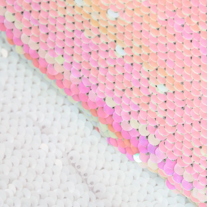 Ткань для пэчворка «Белая-розовая», 33 × 33 см