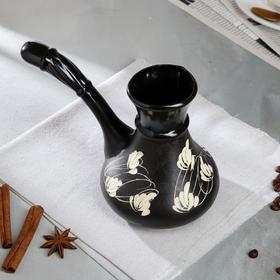 

Кофейный набор "Узор", 3 предмета, чёрный, 0.5/0.2 л
