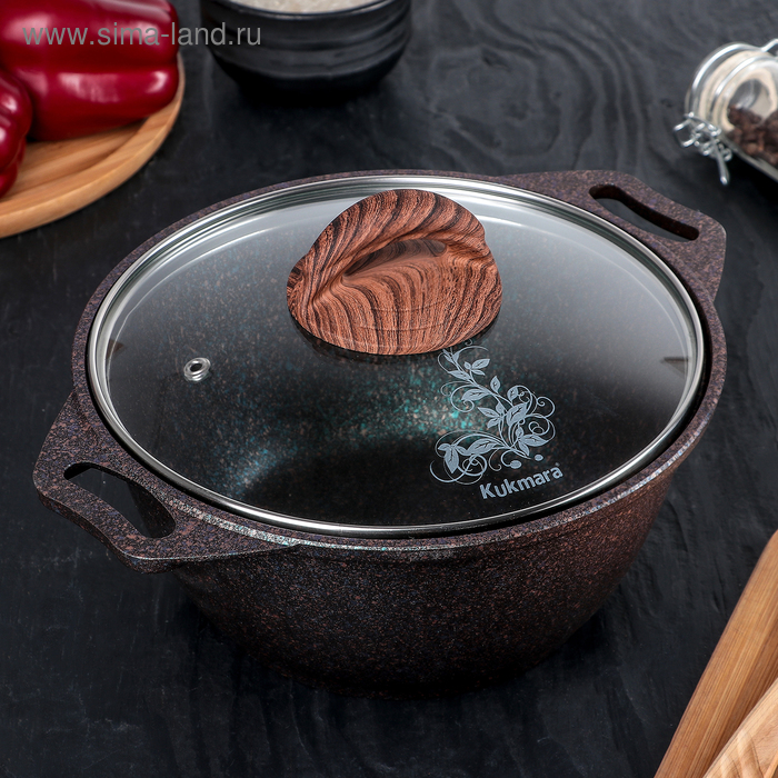 

Кастрюля Granit ultra, 2 л, стеклянная крышка, антипригарное покрытие