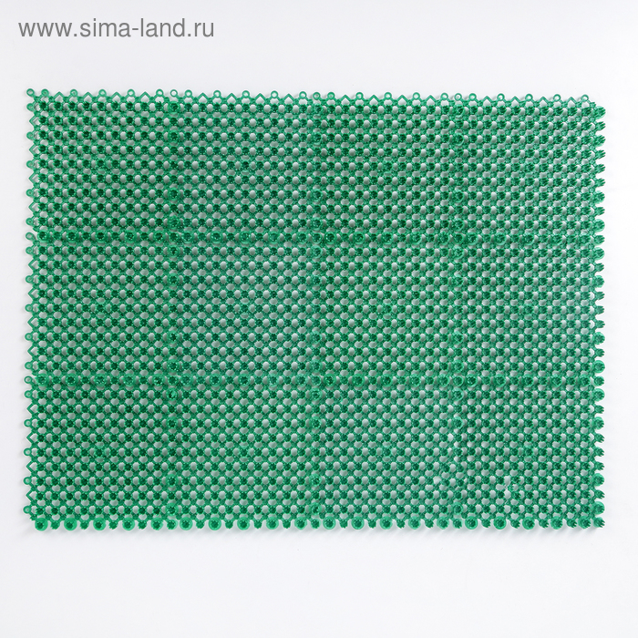 Покрытие ковровое щетинистое «Травка-эконом», 36×48 см, цвет зелёный покрытие ковровое щетинистое травка 54×81 см цвет чёрно зелёный