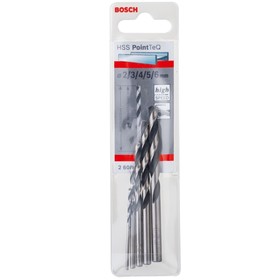 

Набор сверл по металлу BOSCH 2608577345, HSS, PointTeQ, 5 шт, d=2-6 мм, цилиндр. хвостовик