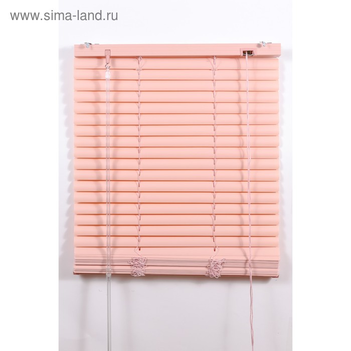

Жалюзи пластиковые, размер 120х160 см, цвет розовый