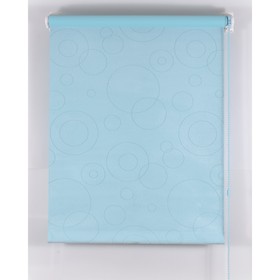 

Рулонная штора Blackout, размер 80х160 см, имитация замши, цвет голубой