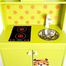 Игровая мебель «Кухонный гарнитур: Тигрёнок», цвет зелёный от Сима-ленд