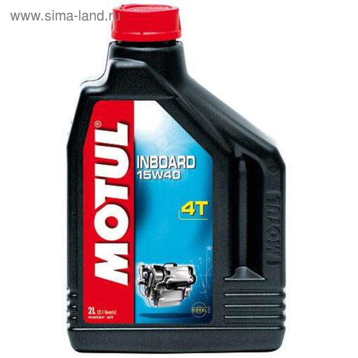 Моторное масло MOTUL Inboard 4T 15W-40, 2 л