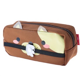 

Пенал школьный «Молчание - золото», на молнии, МИКС